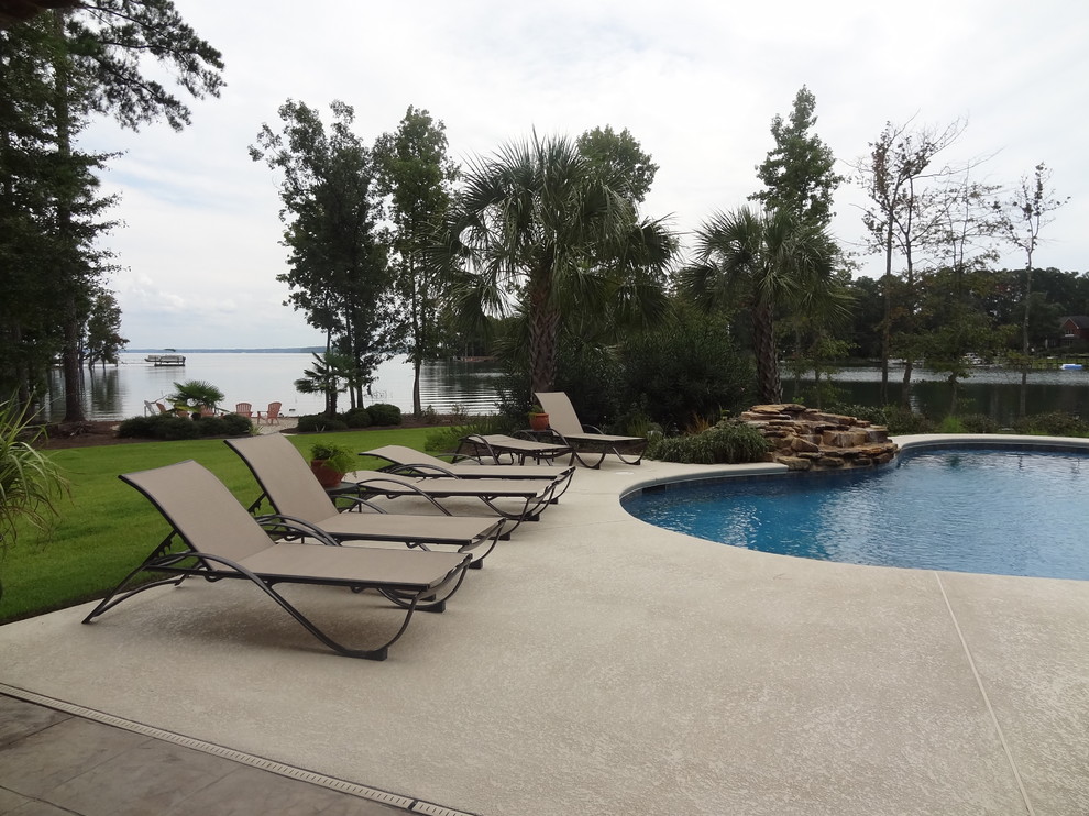 Lake Murray Waterfront Home Traditional Patio Other Houzz