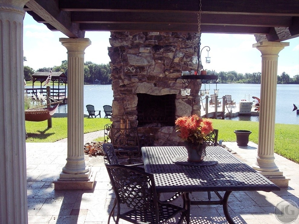 Lakefront Hearth Traditional Patio Tampa by Just Grillin