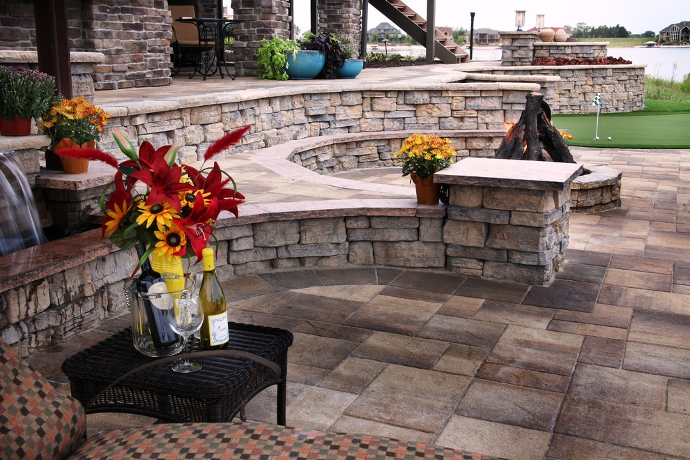 Lakefront Property Traditional Patio Omaha by Clear Creek
