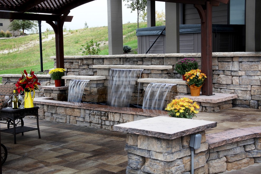 Patio - traditional patio idea in Omaha