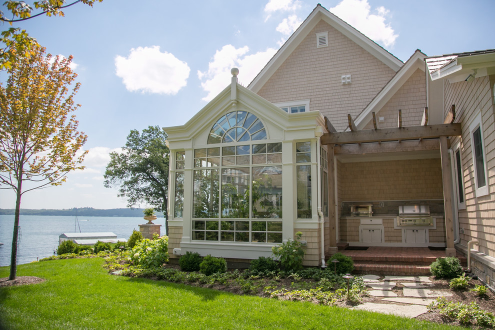 Lakeside Conservatory Traditional Patio Milwaukee By Lowell Custom Homes