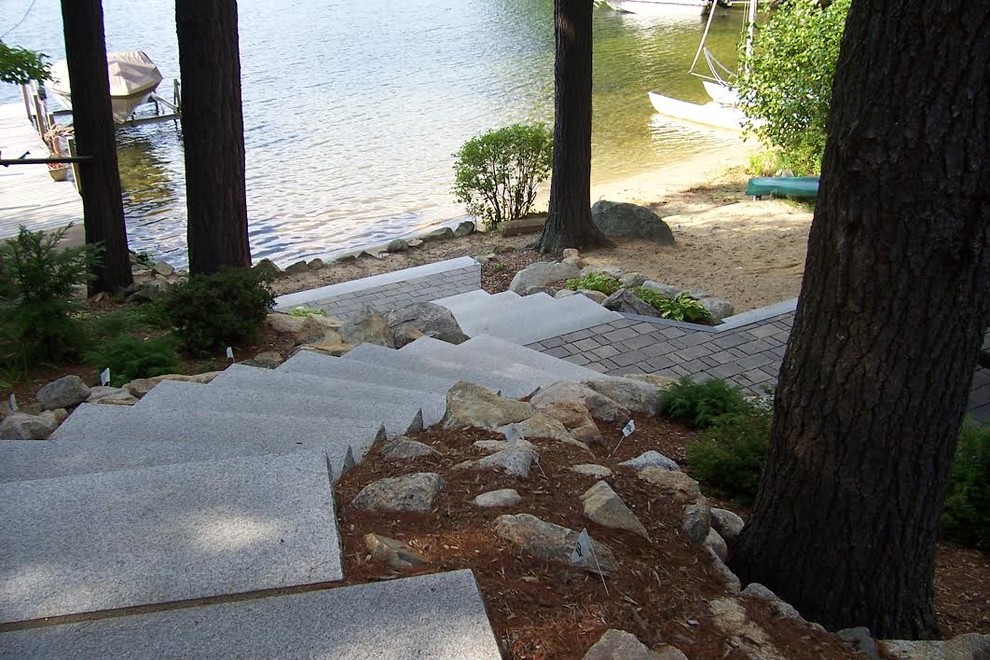 Lakeside Patio Traditional Patio Boston by Landscapes by Tom