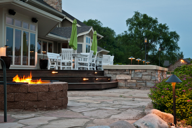 Lakeside Traditional Patio Omaha by Sun Valley Landscaping Houzz