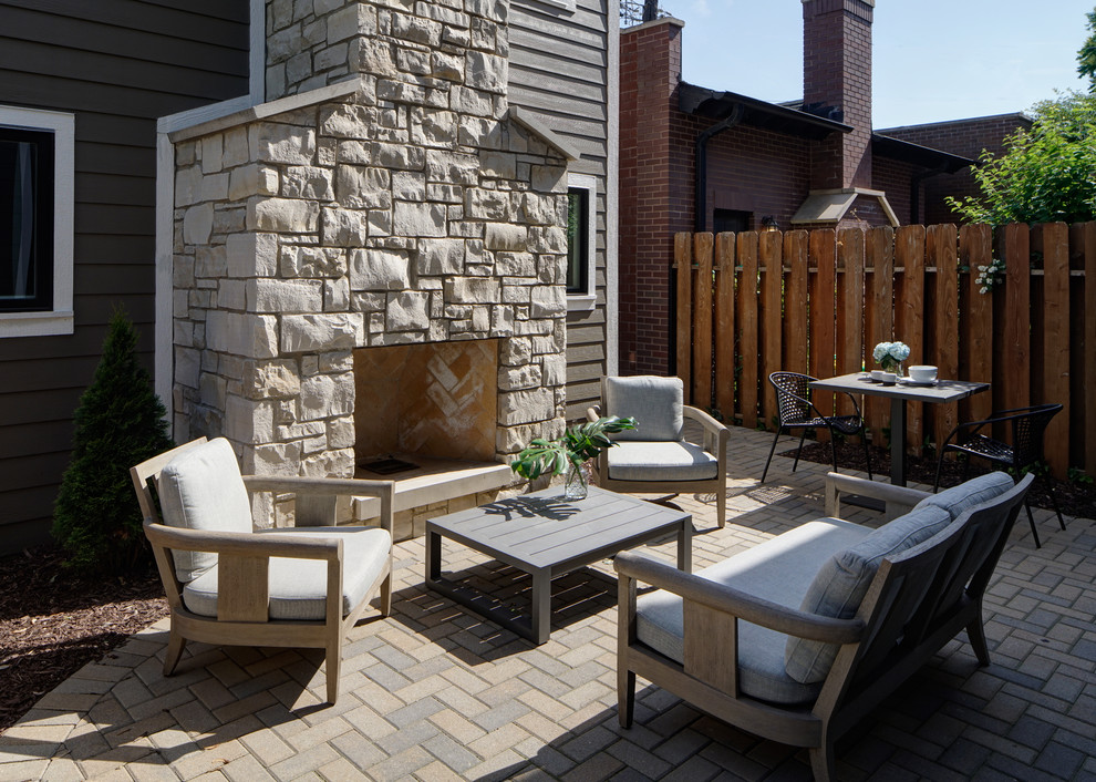 Lakeview New Construction Single Family Home Contemporary Patio