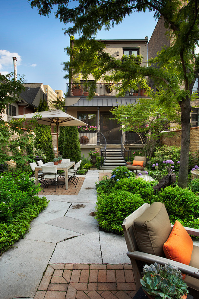 Patio - traditional patio idea in Chicago with no cover