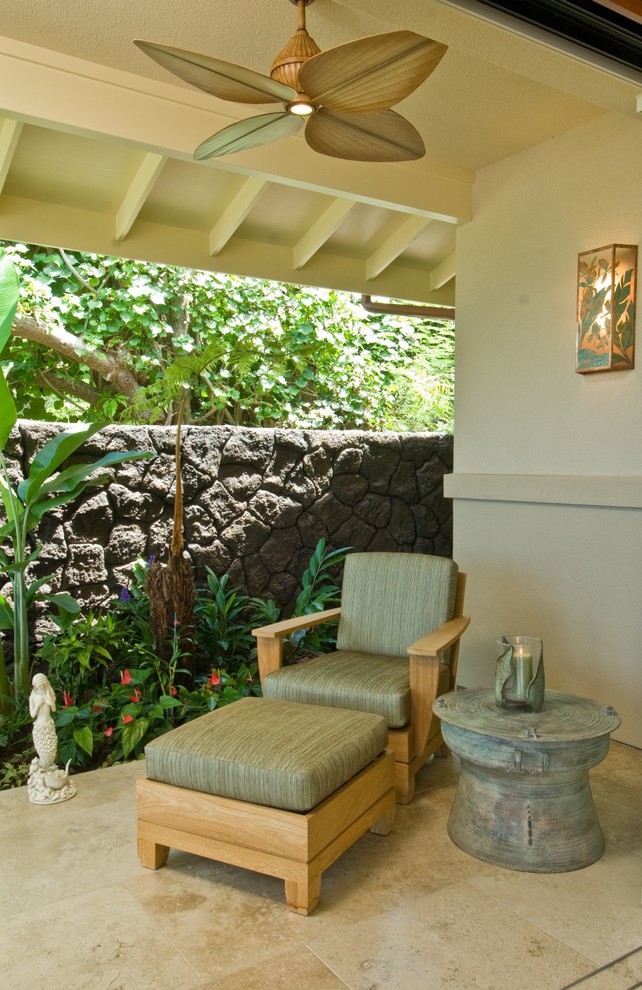 Lanai Seating Tropical Patio Hawaii by Archipelago Hawaii