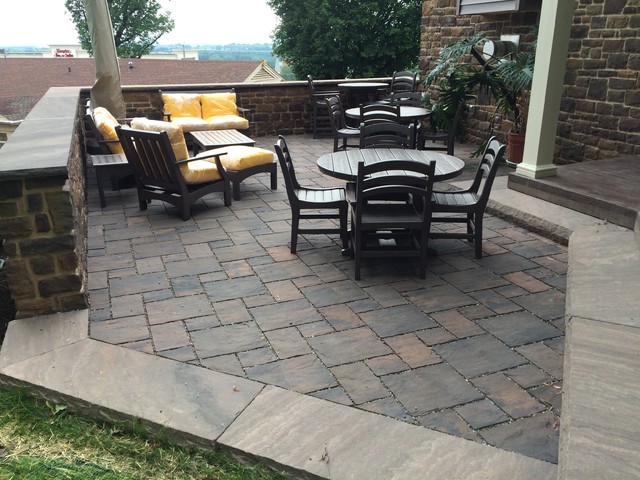 Lancaster area permeable paver patio - Contemporary - Patio ...