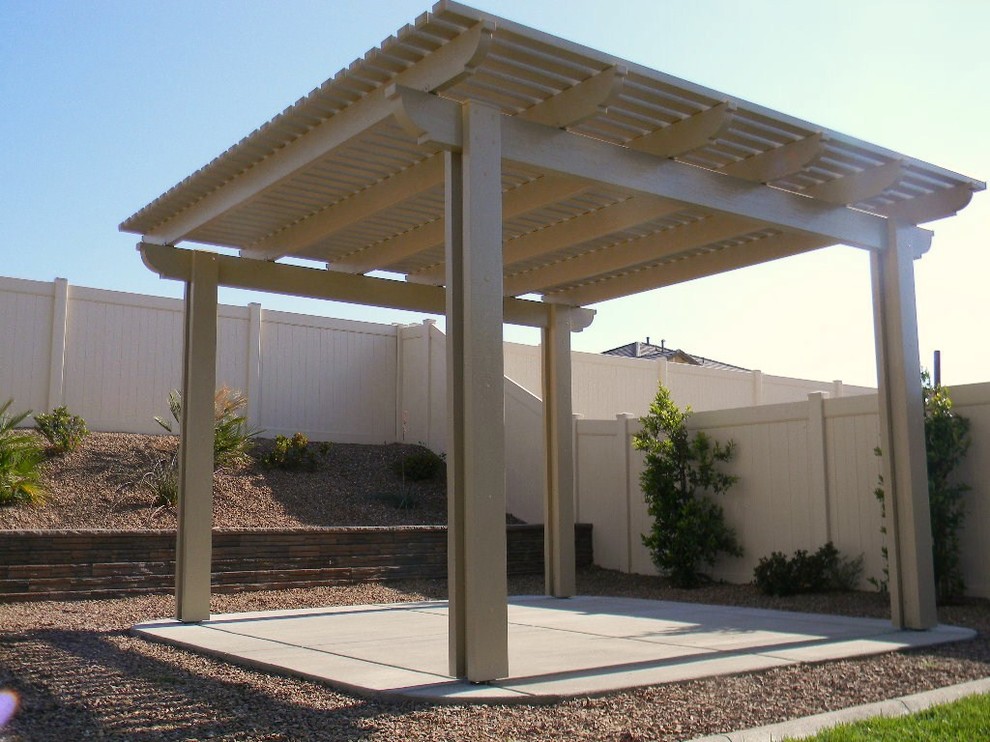 Lancaster Patio Cover Traditional Patio Los Angeles by JNR Home