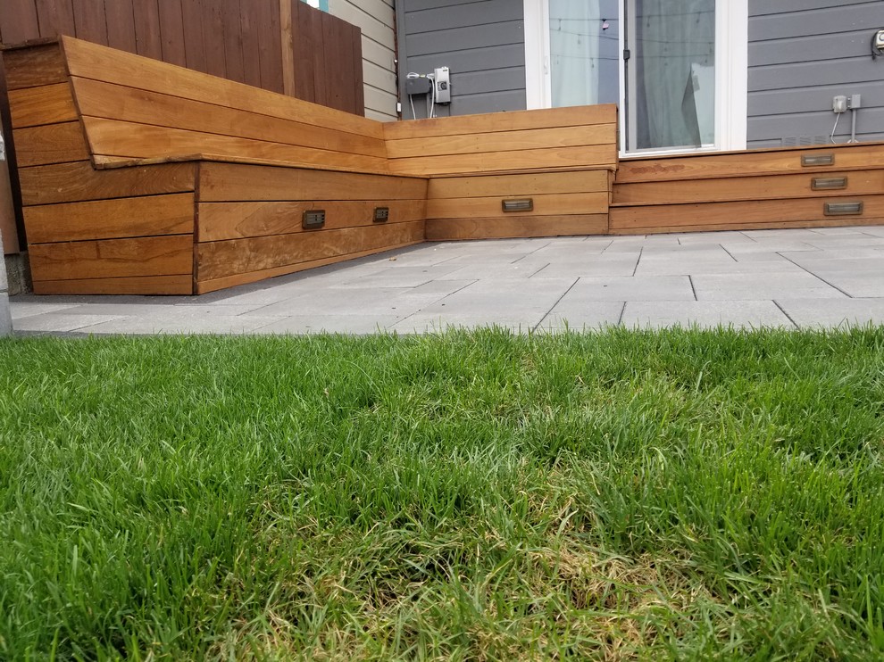 Landscape Contemporary Patio San Francisco by GCSF Pavers and