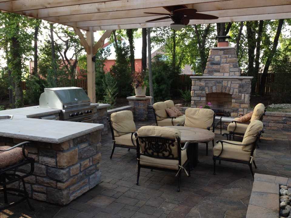 Landscapes Traditional Patio Kansas City by Sharp Landscaping
