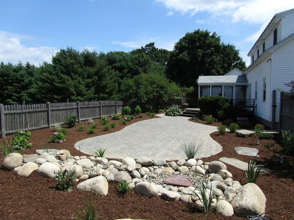 Landscaping Patio Portland Maine by Lakeside Landscape Houzz