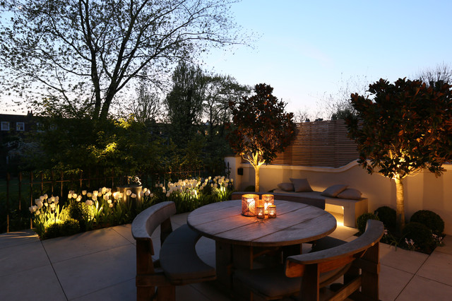 Lansdowne Road Contemporary Patio London By Ma Tanne Hunt Garden Landscape Design Houzz