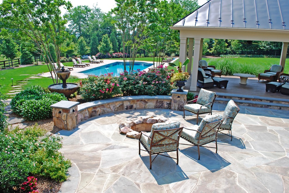 Leesburg Estate Traditional Patio DC Metro by Kane Landscapes