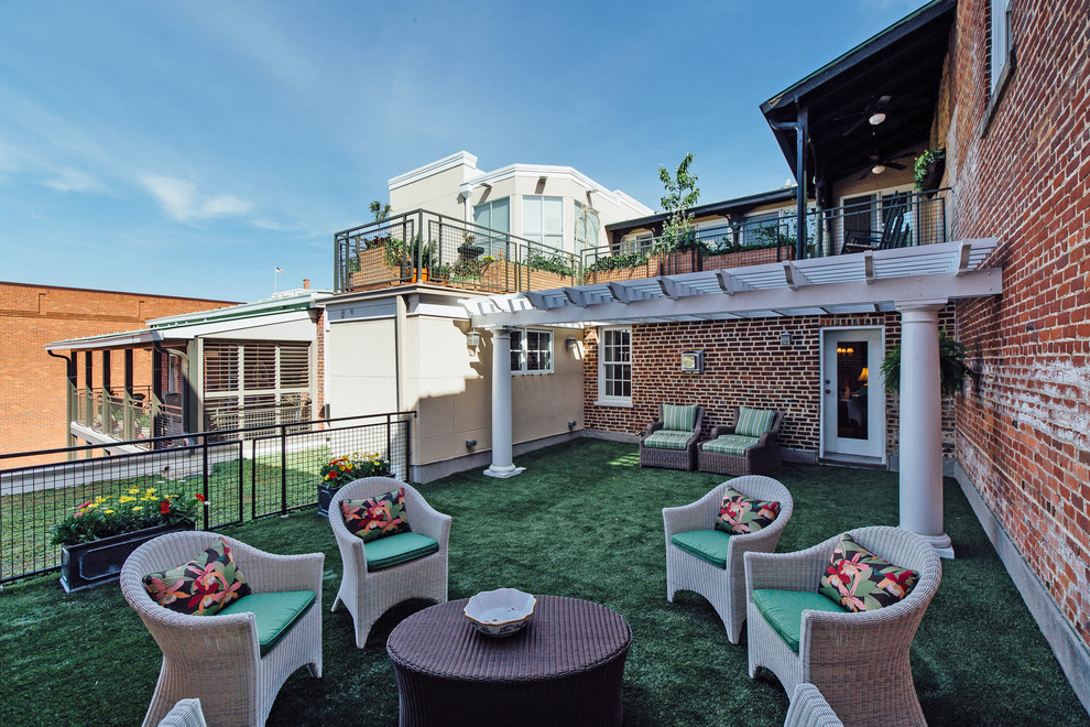 Lexington Lofts and Rooftop Terraces Patio Richmond by Frazier