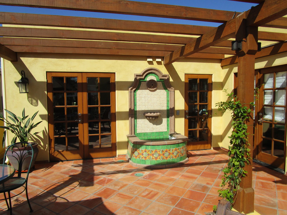 Inspiration for a mediterranean patio in San Diego.