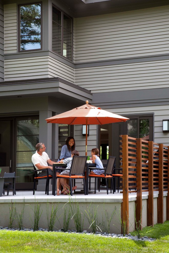 Patio - contemporary patio idea in Minneapolis