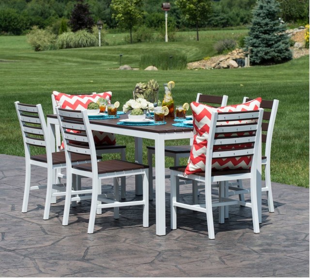 Hdpe dining set deals