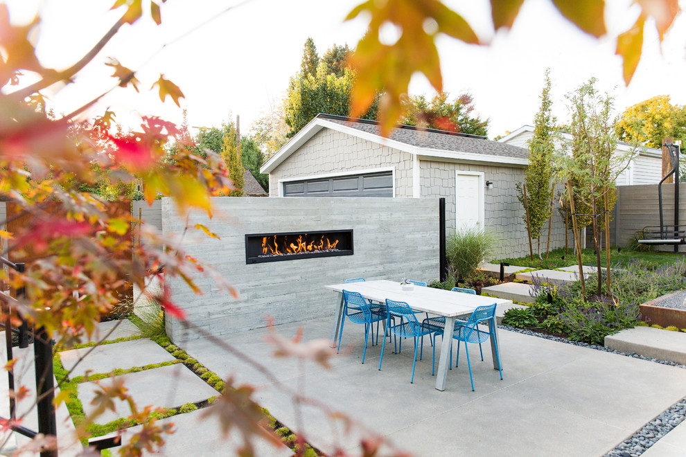 Patio - transitional patio idea in Salt Lake City