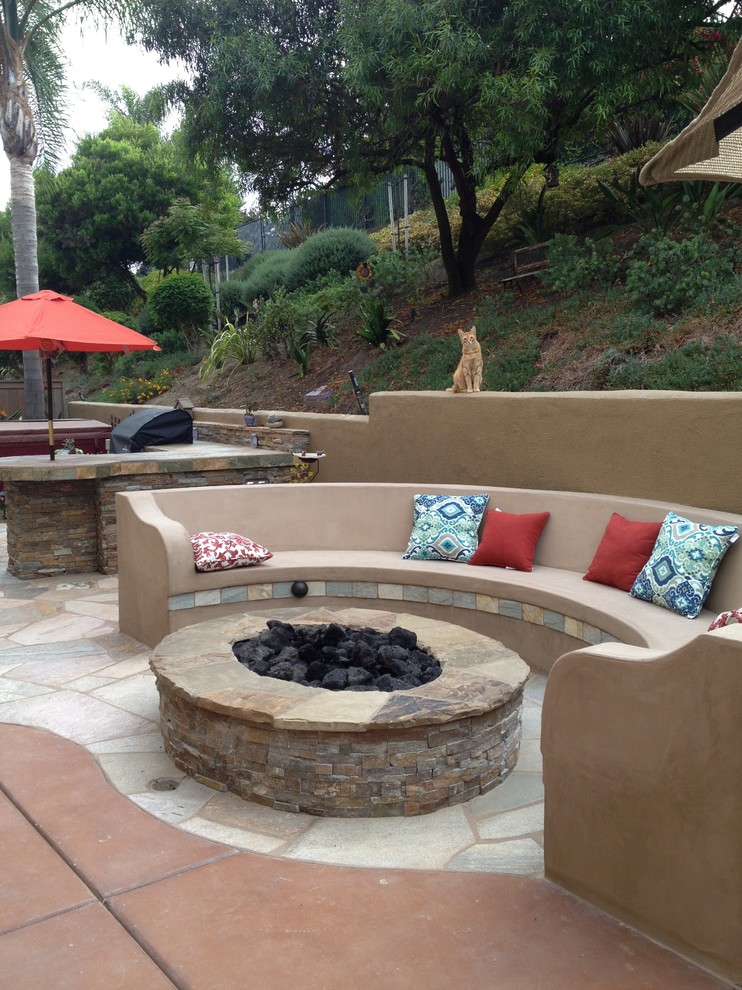 Elegant patio photo in San Diego