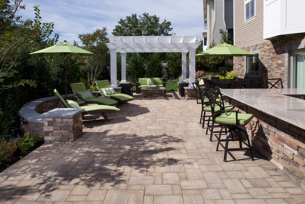 Long Island Backyard - Traditional - Patio - New York - by Cambridge