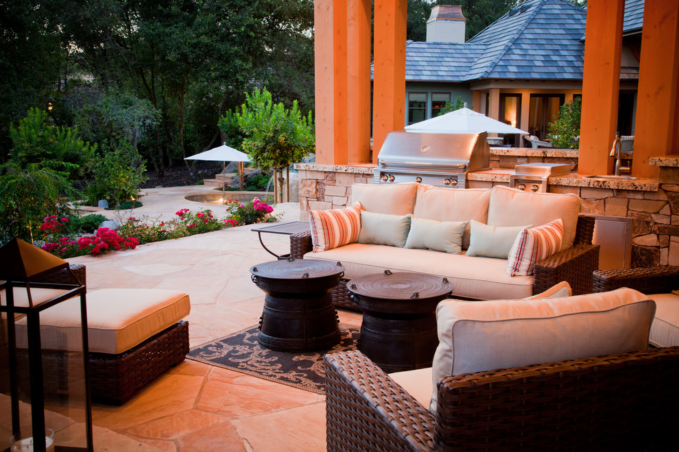 Los Lagos, French Country Traditional Patio Sacramento by The