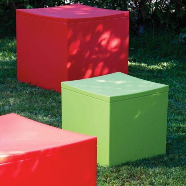 Lounge Cube Outdoor Stool Modern Patio Chicago by Home