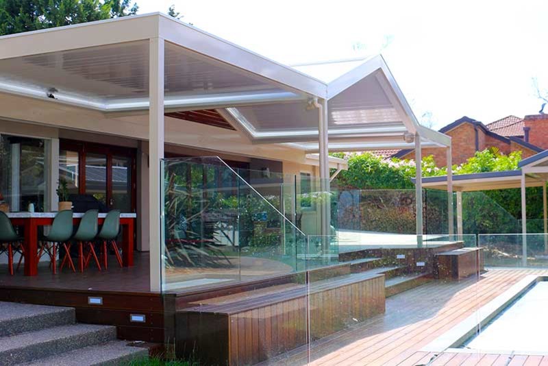 Louver Gable and flat Verandah over deck Modern Patio Melbourne by Totally Outdoors Houzz