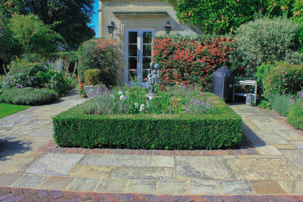 Design ideas for a patio in Sussex.