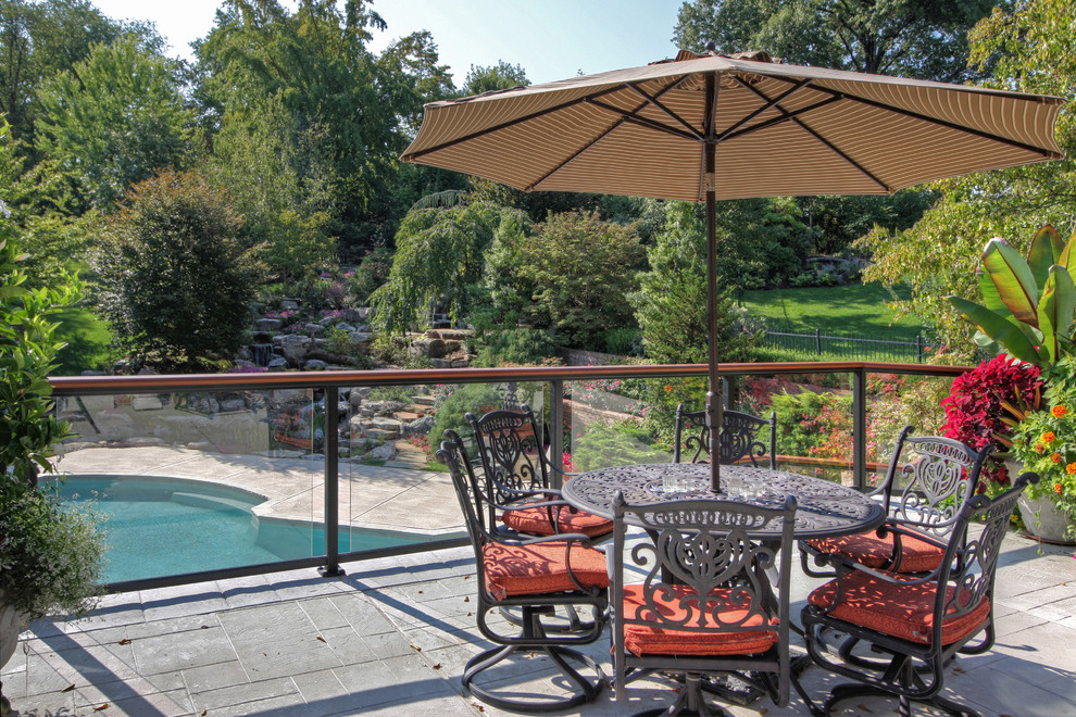 Luxury Deck and Patio Contemporary Patio St Louis by Mosby