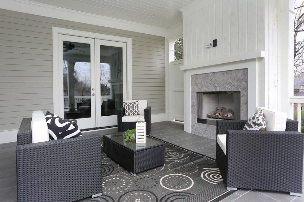 Luxury Home in Buckhead, Chastain Park Transitional Patio Atlanta