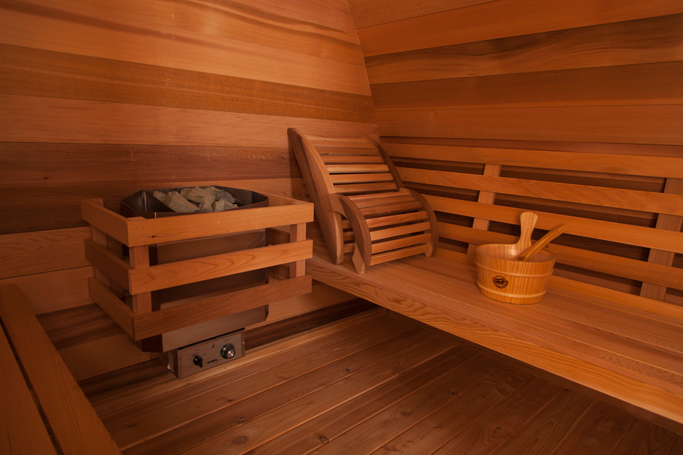 Luxury Outdoor Saunas Patio Boston by Oasis Hot Tub & Sauna of