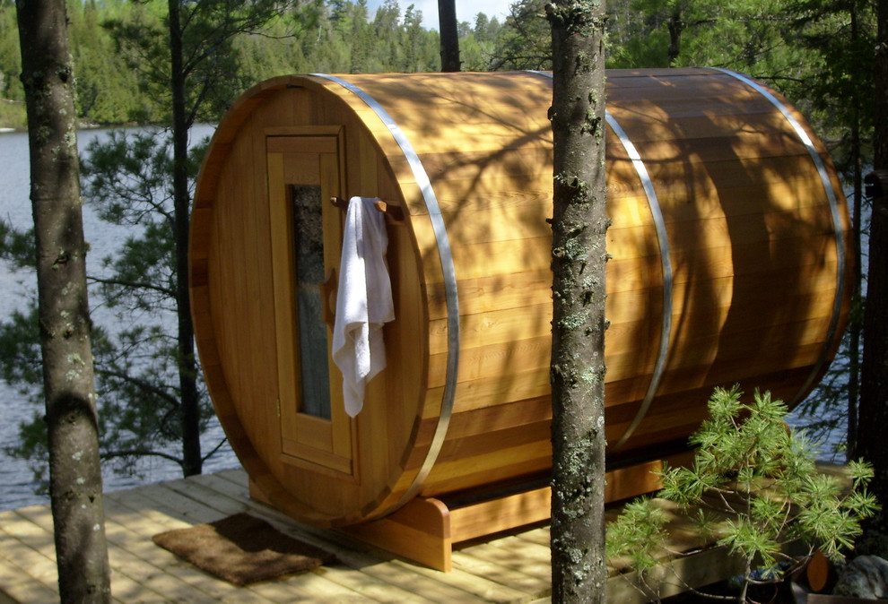 Luxury Outdoor Saunas, Oasis Hot Tub & Sauna of New England Patio