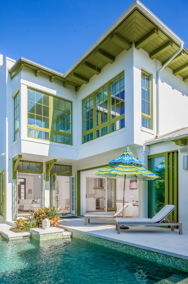 Luxury Villa in Old Naples Beach Style Patio Miami by Melinda