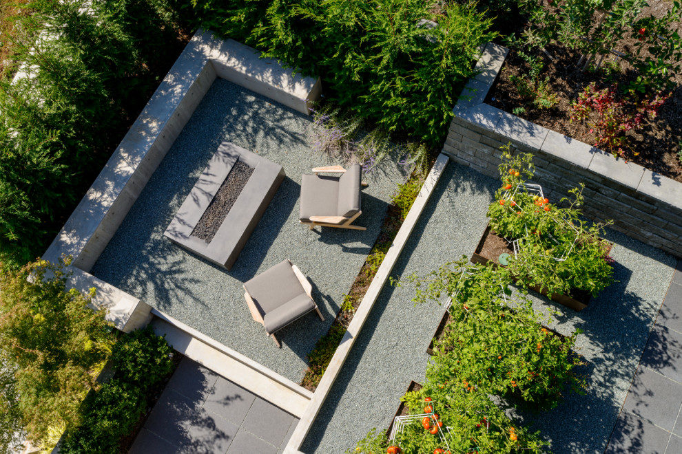Madison Valley Modern Patio Seattle by Orion Rockscapes Houzz