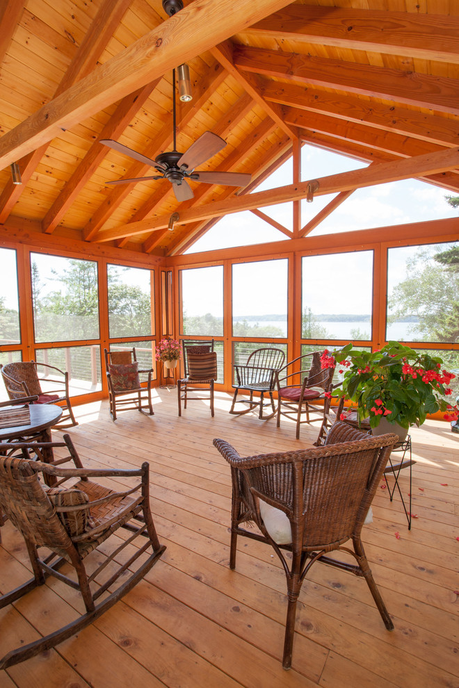 Maine Cottage Restoration Craftsman Patio Portland Maine by SSP Designs Houzz