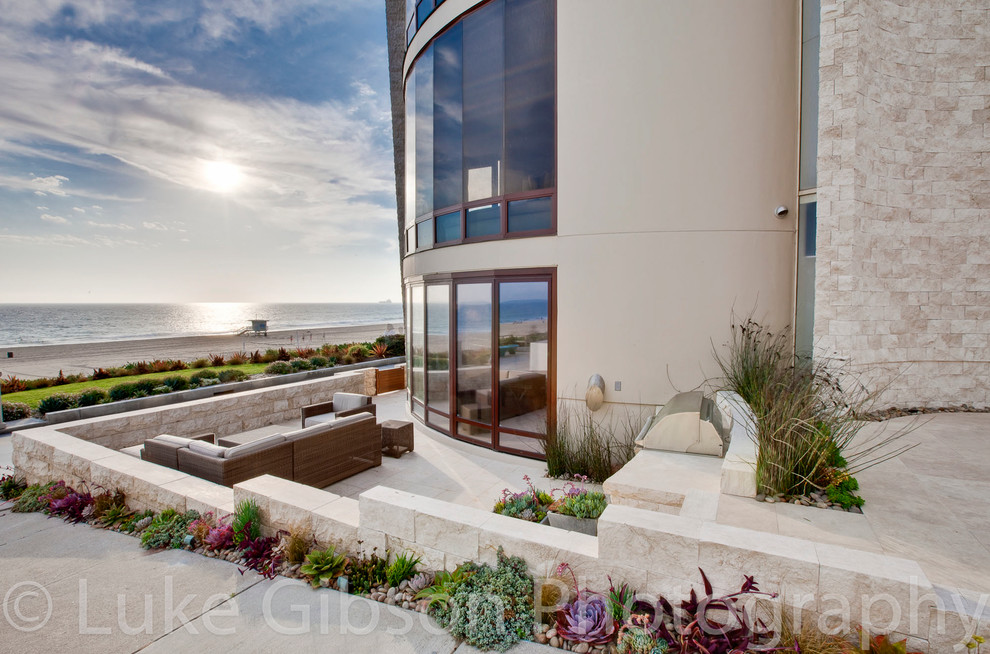 Manhattan Beach Oceanfront Landscape Design Modern Patio Los