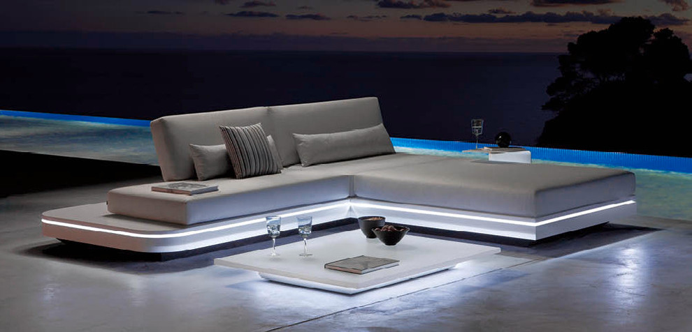 Moderner Patio in Miami