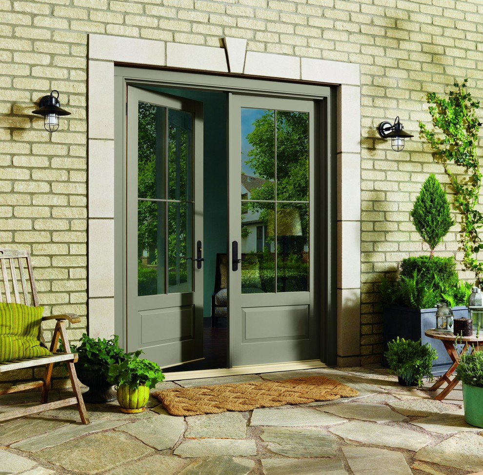 Marvin Windows Inswing French Doors Traditional Patio Portland