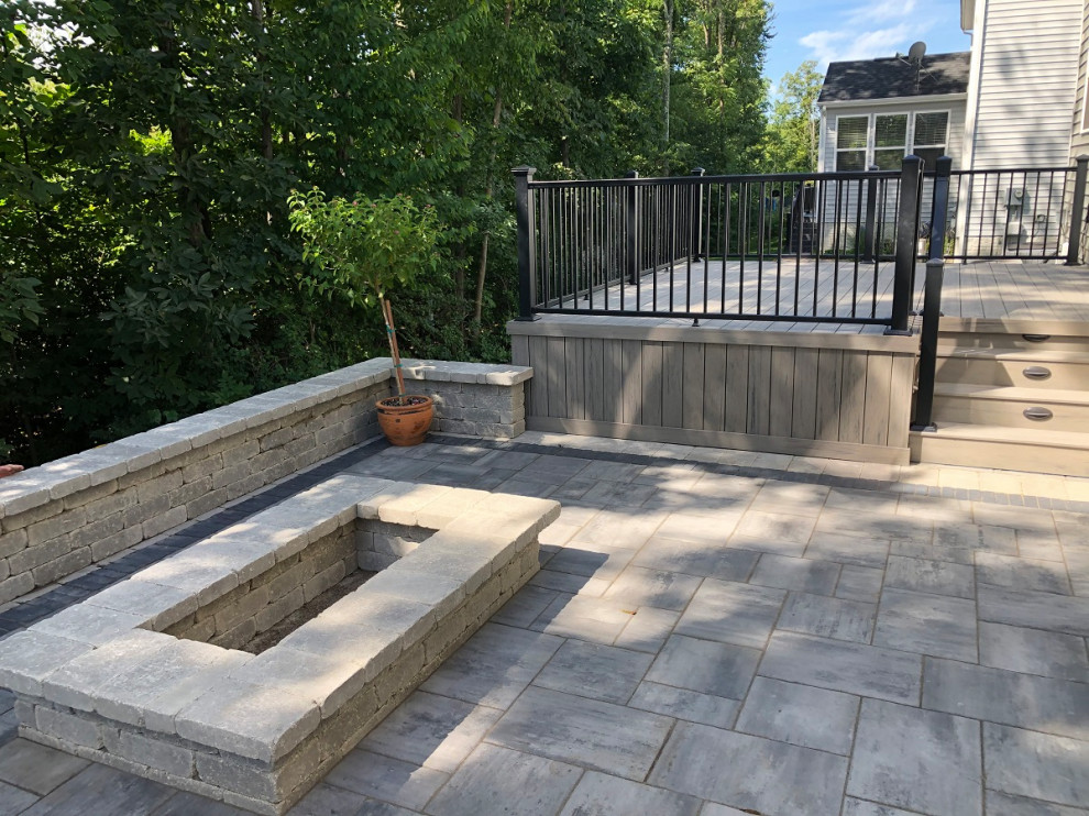 Marysville OH Deck and Patio Combination Patio Columbus by Archadeck Columbus Houzz