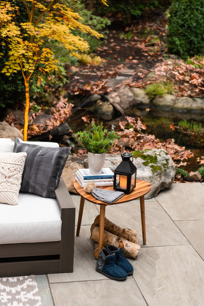 Matching a Modern Home in Richmond Transitional Patio Richmond