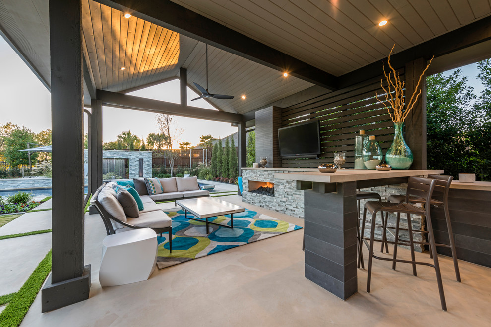 Mckinney Stonebridge Ranch Modern Outdoor Escape Modern Patio