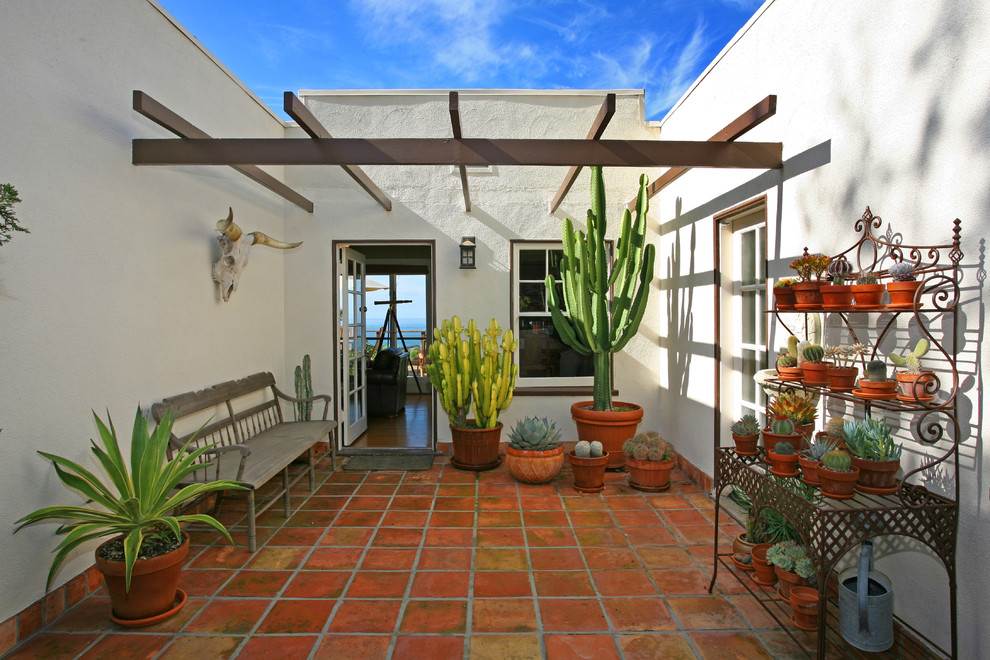Mediterranean Patio Southwestern Patio Orange County Houzz