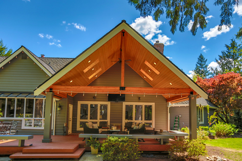 Meir Project Craftsman Patio Seattle by Timberline Patio Covers