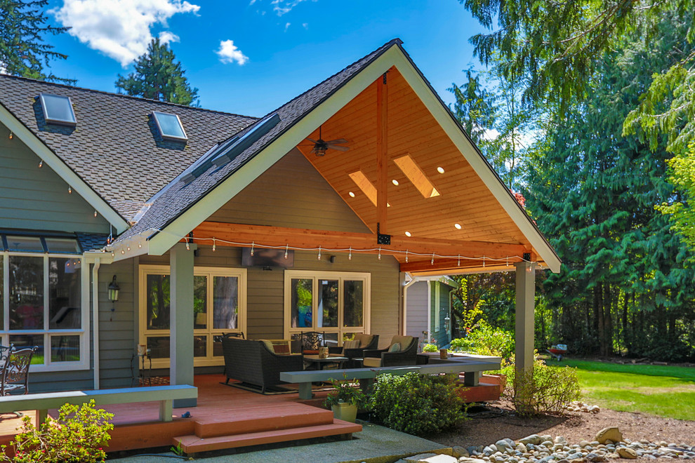 Meir Project Craftsman Patio Seattle by Timberline Patio Covers