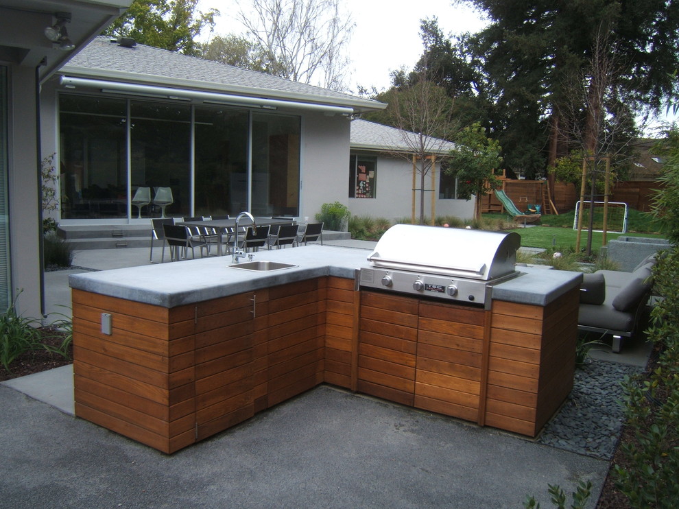 Inspiration for a modern patio remodel in San Francisco