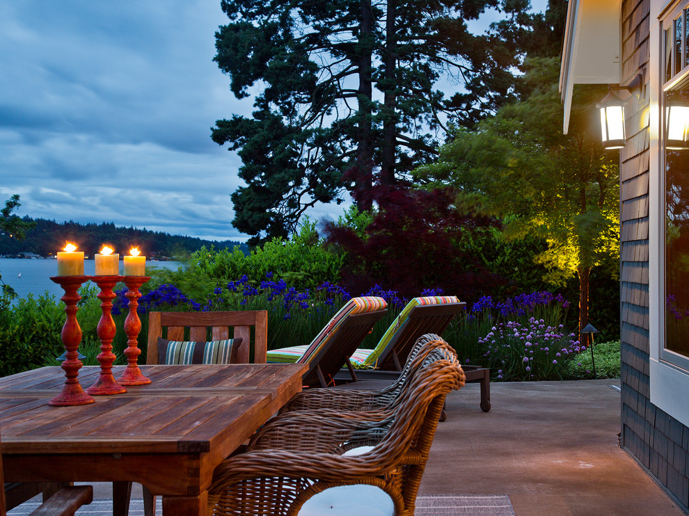Mercer Island Waterfront Estate Traditional Patio Seattle by