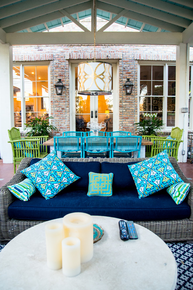 Design ideas for a nautical patio in New Orleans.