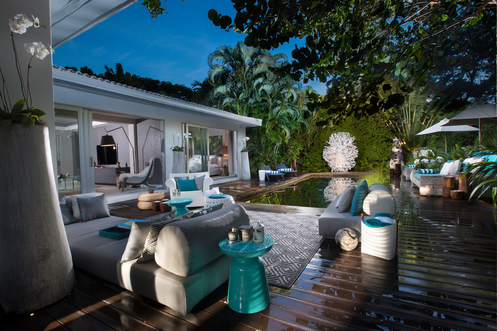 Miami Beach Mansion Contemporary Patio Miami by MORADAHaute