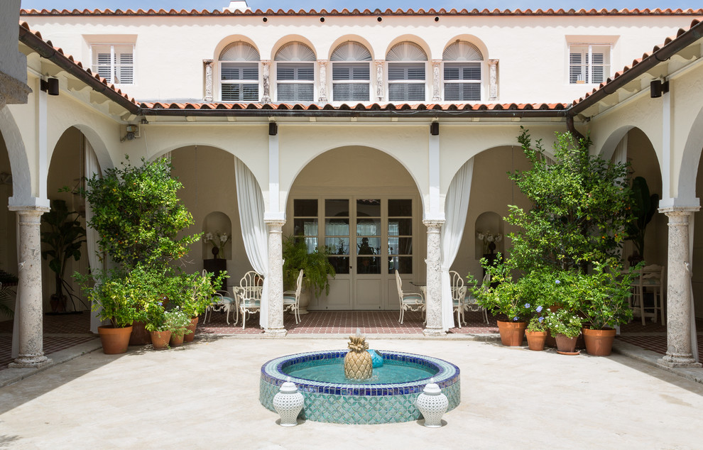 Miami Beach Mediterranean I Mediterranean Patio Miami by