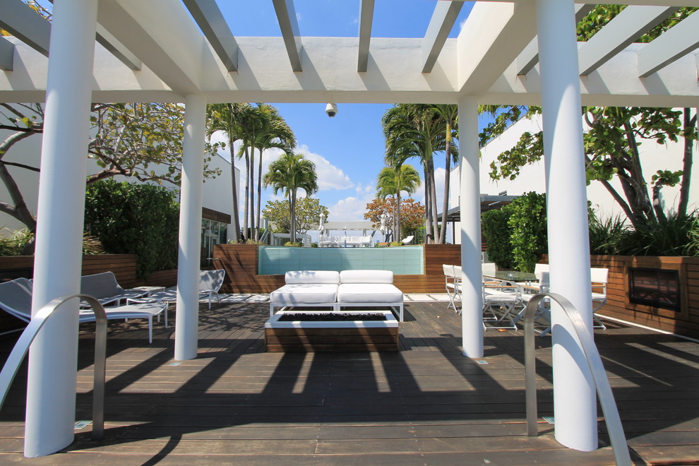 Miami Beach Penthouse Modern Patio Miami by Slate Construction Group Houzz
